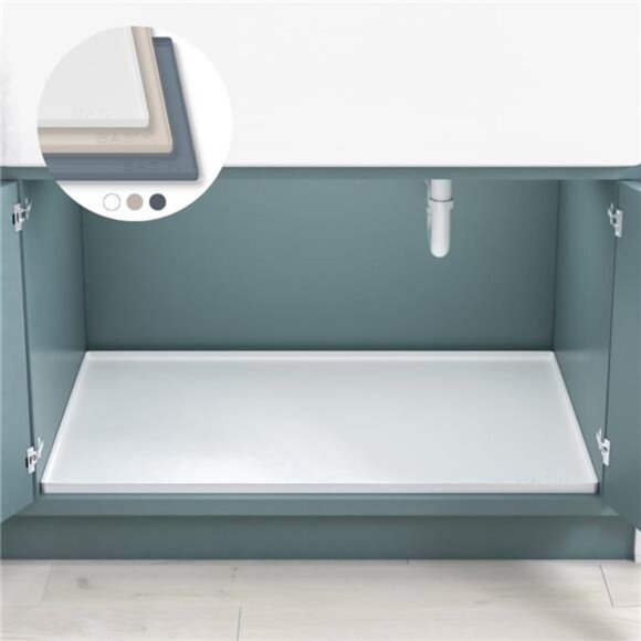 Heavy Duty Under Sink Mat - The Original Silicone Under Sink Mats for Kitchen
